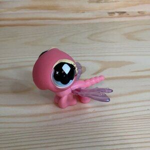 Littlest Pet Shop Pink Dragonfly Figurine LPS 503 Collectible Toy